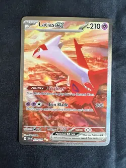 Pokemon Latias ex 239/191 SSP EN Special Illustration Rare Full Art Holo 210 HP - Image 1