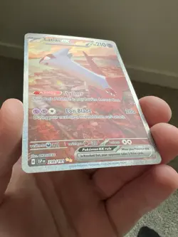 Pokemon Latias ex 239/191 SSP EN Special Illustration Rare Full Art Holo 210 HP - Image 3
