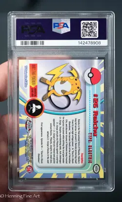 Pokemon Topps Chrome Raichu #26 PSA 10 Gem Mint - Image 2