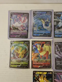 Pokemon Collection Lot of 8 V's Eeveelutions Japanese SP4 S6a Eevee Heroes NM - Image 2