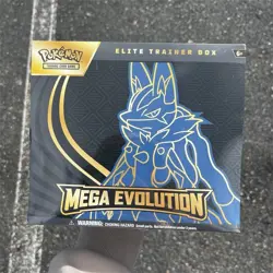 Pokemon Lucario Mega Evolution Elite Trainer Box Sealed English TCG ETB - Image 1