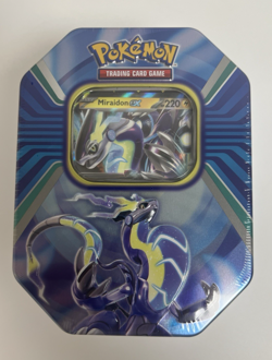 Pokemon TCG Miraidon EX Paldea Legends Tin Brand New Factory Sealed - Image 1