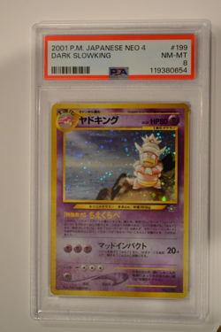 1999 Pokemon Japanese Neo Slowking Holo #199 PSA 8 NM-MT - Image 1