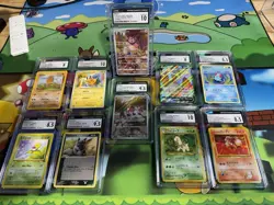 Pokemon TCG Lot Of 10 Cgc Graded Slabs - Image 1