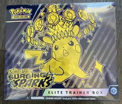 POKEMON TCG SCARLET VIOLET SURGING SPARKS ETB ELITE TRAINER BOX FACTORY SEALED - Image 1
