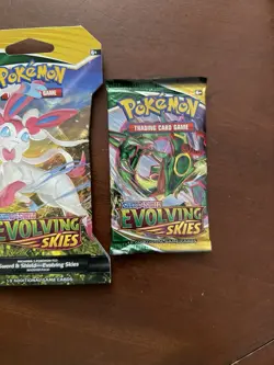 Pokemon TCG: Sword & Shield- (3)Evolving Skies Booster Packs- NEW/FACTORY SEALED - Image 4