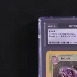 CGC 6,5 - Arbok - 1. Edition - Pokemon Karte TCG 31/62 Fossil Vintage /P72 - Image 3