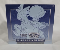 Pokemon 2021 Chilling Reign Ice Rider Calyrex ETB Elite Trainer Box SEALED - Image 1