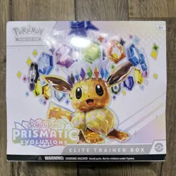 Pokemon Scarlet & Violet: Prismatic Evolutions ETB Elite Trainer Box New Sealed - Image 1