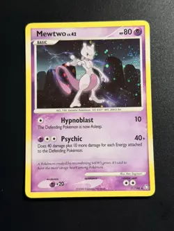 2008 Pokemon Diamond & Pearl Legends Awakened Mewtwo Holo #11/146 NEAR MINT - Image 1