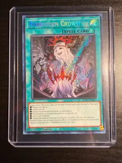 Forbidden Crown (SECRET RARE) BPRO-EN067 (NM) 1st Edition Yu-Gi-Oh! Konami - Image 1
