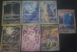 Pokemon TCG Lot of 7 full art cards NM - Image 1
