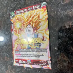 Determined Super Saiyan Son Goku TITAN STAMPED Dragon Ball Super Card Game | LP - Image 2