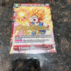 Determined Super Saiyan Son Goku TITAN STAMPED Dragon Ball Super Card Game | LP - Image 4
