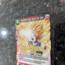 Determined Super Saiyan Son Goku TITAN STAMPED Dragon Ball Super Card Game | LP - Image 5