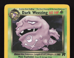 Pokemon TCG Dark Weezing Team Rocket 14/82 Holo Unlimited Rare Card - Image 3