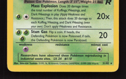 Pokemon TCG Dark Weezing Team Rocket 14/82 Holo Unlimited Rare Card - Image 4