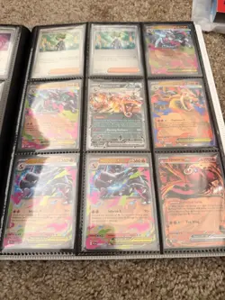 Pokemon TCG Full Binder Including Master Base Set Of Mega Evolutions -4 Cards - Image 1