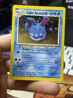 Light Azumarill 13/105 Neo Destiny 2000 Holo Rare WOTC Pokemon Card TCG - Image 3