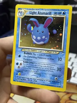 Light Azumarill 13/105 Neo Destiny 2000 Holo Rare WOTC Pokemon Card TCG - Image 4