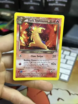 #2 Dark Typhlosion 10/105 Neo Destiny 2000 Holo Rare WOTC Pokemon Card TCG - Image 3