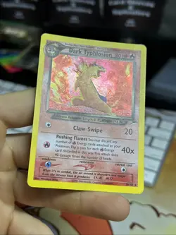 #2 Dark Typhlosion 10/105 Neo Destiny 2000 Holo Rare WOTC Pokemon Card TCG - Image 5