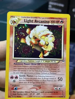 Light Arcanine 12/105 2000 Neo Destiny 2000 Holo Rare WOTC Pokemon Card TCG - Image 5