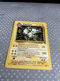 Magneton 26/62 (Non-Holo RARE) Fossil Set Pokemon Card Near Mint TCG 1999 Basic - Image 2