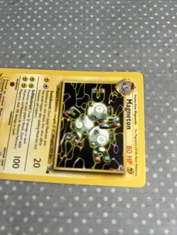 Magneton 26/62 (Non-Holo RARE) Fossil Set Pokemon Card Near Mint TCG 1999 Basic - Image 3