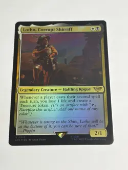 Wizards of the Coast Lotho, Corrupt Shirriff Rare Foil Creature White Black #213 - Image 1