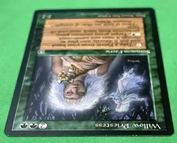 Magic: The Gathering Homelands MTG CCG WILLOW PRIESTESS Summon Faerie English NM - Image 3