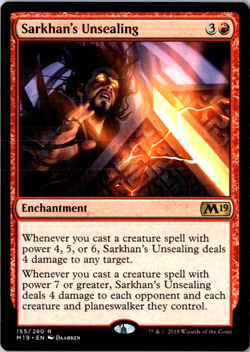 Sarkhan's Unsealing R Core Set 2019 155 Near Mint - Image 1