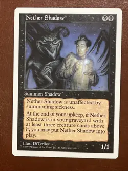 Nether Shadow MTG Core Set 5th Edition Regular - LP - Image 1