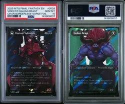 PSA 10 Vincent Valentine (Borderless) (Surge Foil) MTG Final Fantasy 0528 - Image 1