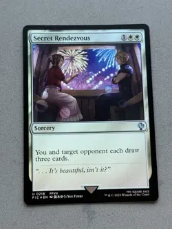Secret Rendezvous #218 FOIL - MTG Commander: Final Fantasy FIC English - NM Mint - Image 3