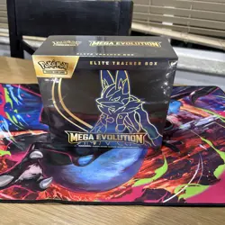 Pokemon MEGA Evolution Lucario - ETB - Elite Trainer Box NEW small tear on back - Image 1