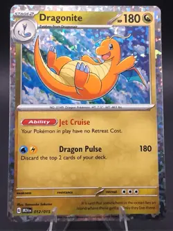 Dragonite 012/015 McDonald's 2024 Match Battle Holo Promo Pokemon TCG M24 LP - Image 1