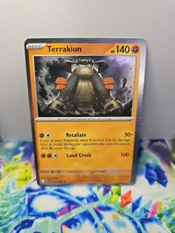 Pokemon TCG - Terrakion- 054/086 - (Holo Rare) - SV: White Flare - Image 1