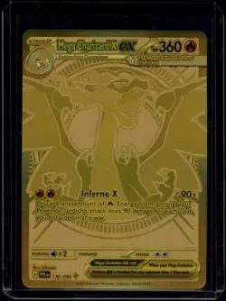 Pokemon TCG Mega Charizard X ex 130/094 Phantasmal Flames Mega Hyper NM - Image 1