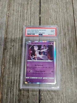 PSA 9 2022 Pokemon JPN SWSH Mewtwo Holo Incandescent Arcana #035 - Image 1
