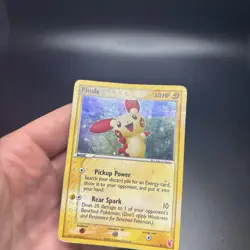 2006 Pokemon EX Trainer Kit 2 Plusle 6/12 Holofoil Rare Promo Vintage SWIRL HP - Image 3