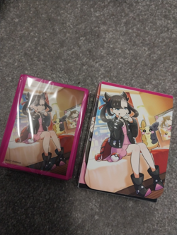pokemon tcg marnie deck box and sleeves - Image 1