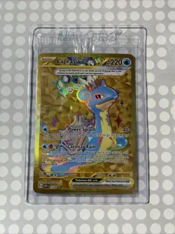 2024 Pokemon Scarlet & Violet Lapras ex 164 Black Star Promo - Image 1