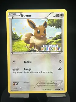 Pokemon TCG Eevee 63/98 (Build-A-Bear Worshop Exclusive) Promo MP - Image 1