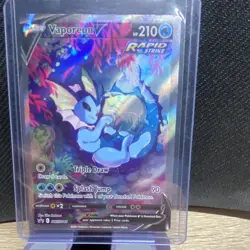 Vaporeon V SWSH181 Pokemon TCG SWSH: Sword & Shield Promo Holo Rapid Strike - Image 1
