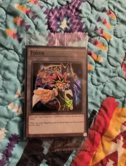 Yugioh! Yu-Gi-Oh TCG Burst Protocol Token TKN5-EN037 YUGI DARK MAGICIAN / GIRL - Image 1