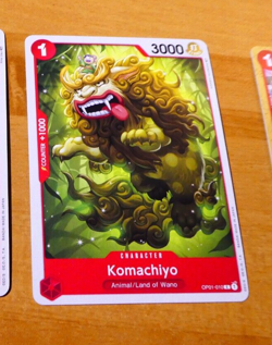 ONE PIECE ROMANCE DAWN ENGLISH CARD GAME CARTE KOMACHIYO OP01-010 EN MINT - Image 1