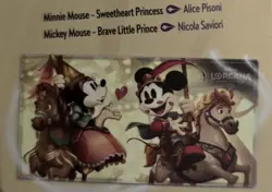 Disney Lorcana Iconic Mickey Minnie Premium Foil Playmat Exclusive Limited UK - Image 2