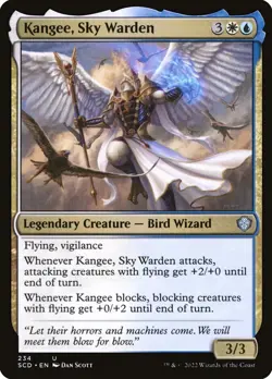 MTG Magic the Gathering Kangee, Sky Warden (234/418) Starter Commander Decks LP - Image 1