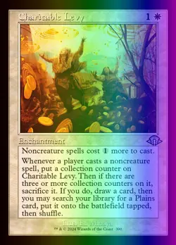 MTG Magic the Gathering Charitable Levy (390/703) Modern Horizons 3 NM FOIL - Image 1